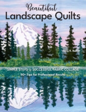 landscape quilt book by Joyce R. Becker